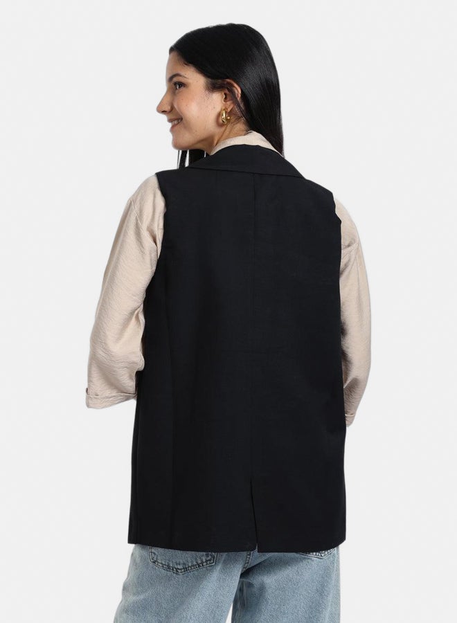 Carina Notch Collar Vest  - Image 3