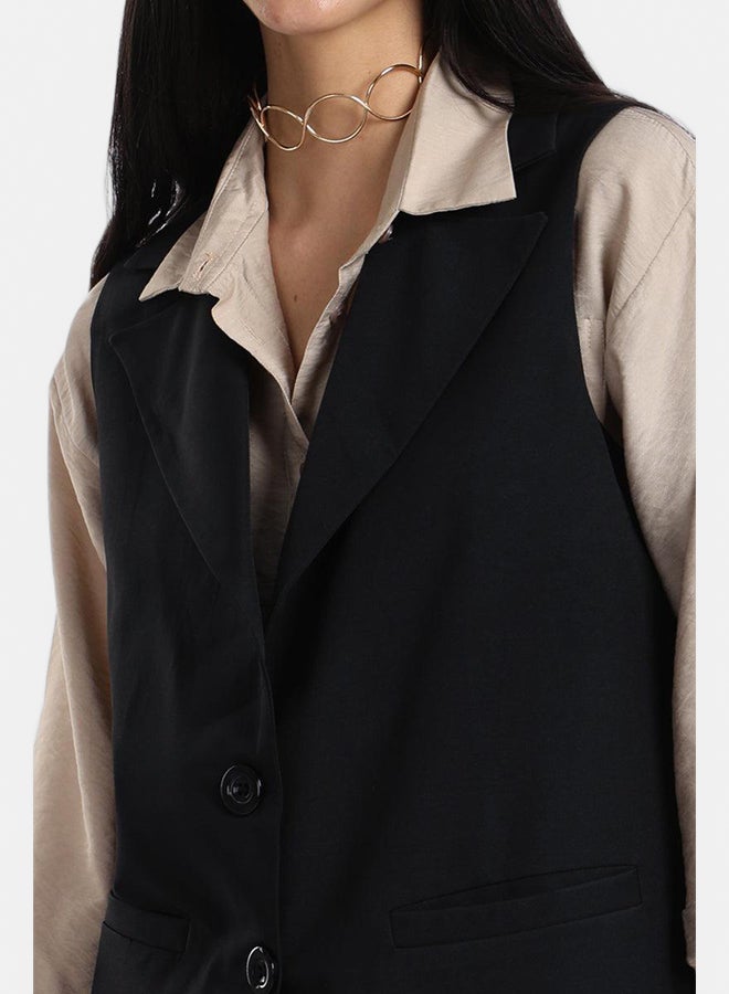 Carina Notch Collar Vest  - Image 4
