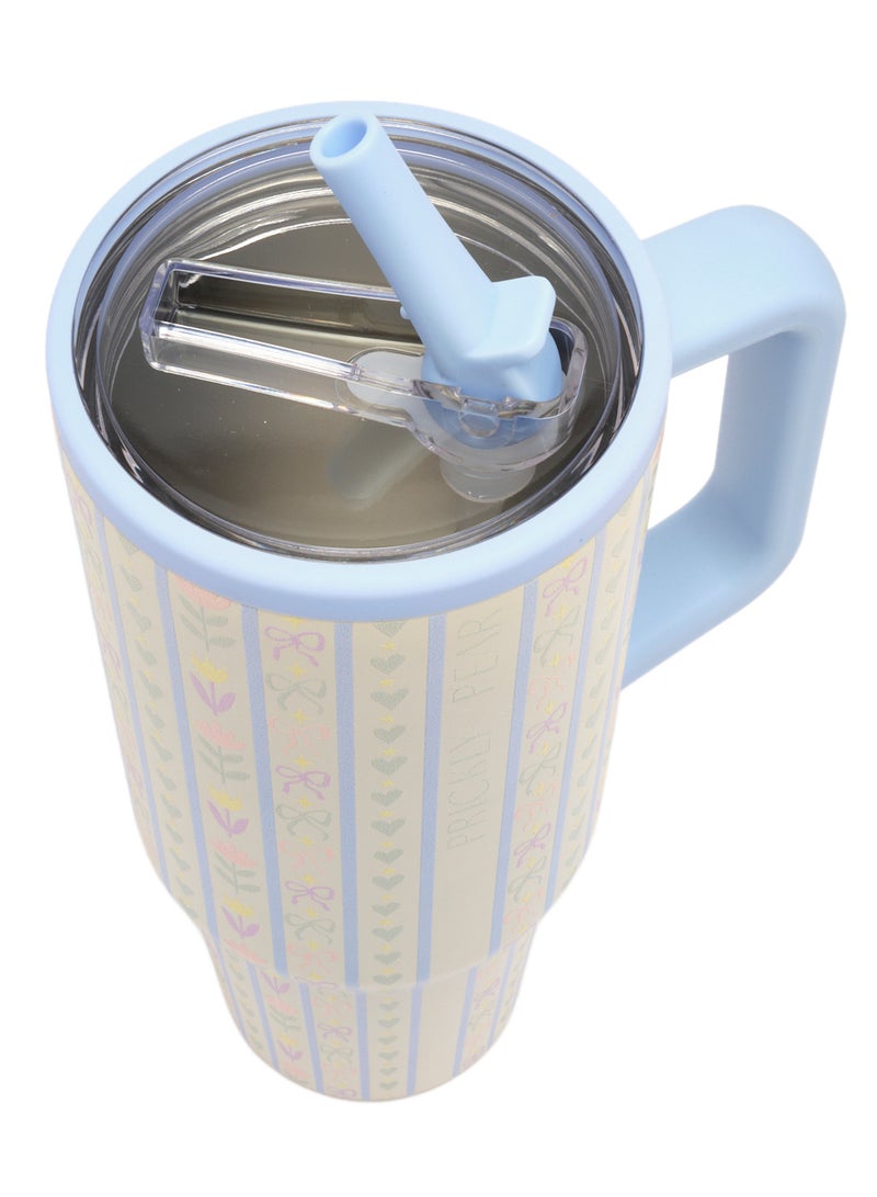 Prickly Pear Stainless Steel 40 Oz Hydrator Water Bottle 2.0 - Coquette Amour - Image 4