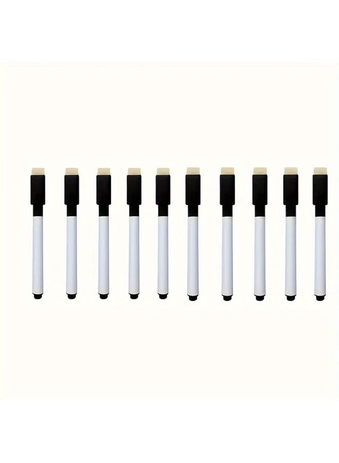 10pcs Whiteboard Markers with Built in Eraser Medium Tip Non Toxic for Office and School Supplies - Image 5