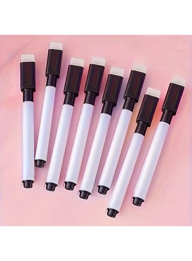 10pcs Whiteboard Markers with Built in Eraser Medium Tip Non Toxic for Office and School Supplies - Image 1