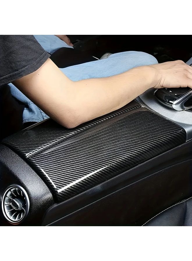 Mercedes C Class W205 GLC Class X253 Premium Center Console Cover 2 Pieces Carbon Fiber ABS Protective Pad For C180 C200 C250 C300 GLC250 GLC300 Dashboard Accessory Custom Fit Auto Interior Part - Image 5