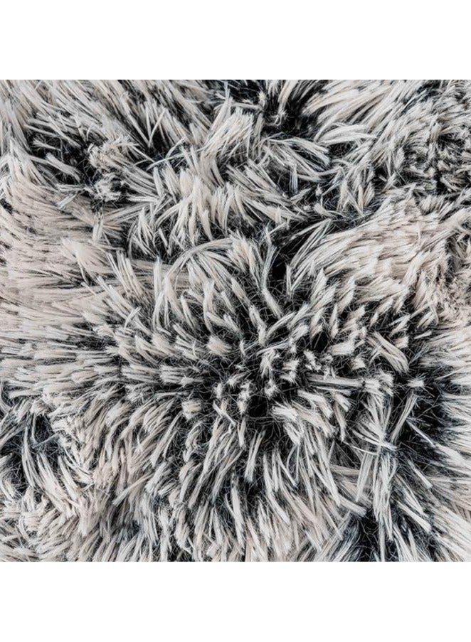 مورو مورو سرير كلاب مخملي تقويمي مع فراء ناعم وقاعدة بلاستيكية - عش مريح وقابل للغسل للحيوانات الأليفة - Image 4