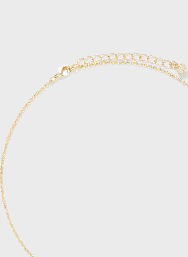 Ted Baker Pavra Pave Ball Pendant Necklace