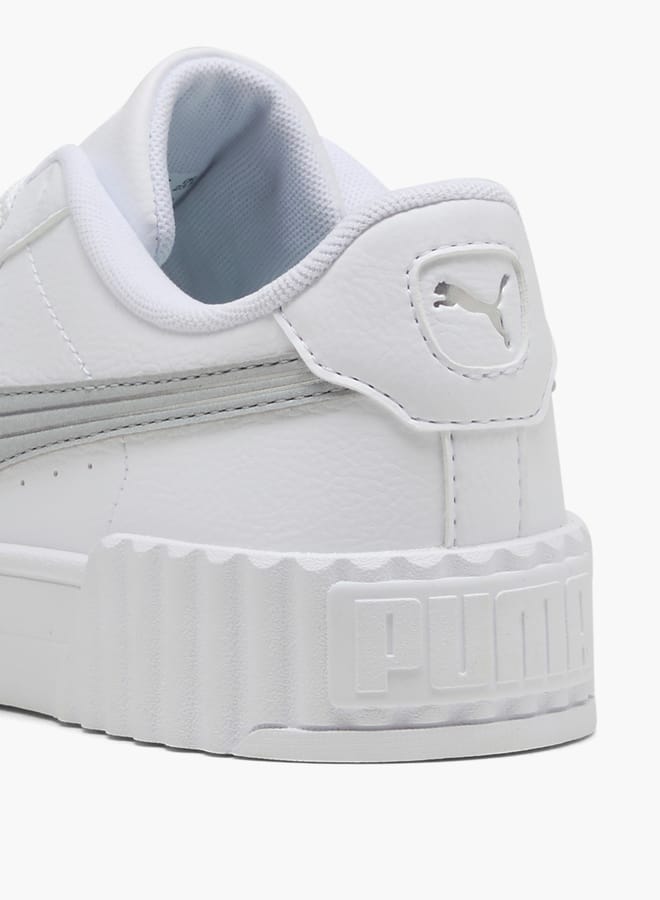 PUMA حذاء رياضي نسائي مزخرف بأربطة - كارينا 3.0 أكوا ميتاليكس - Image 3