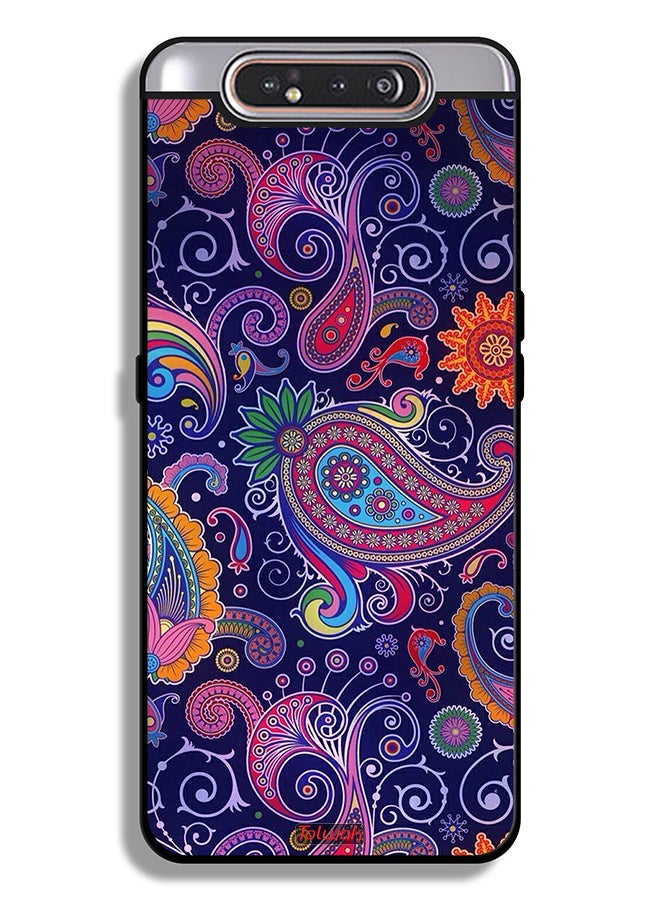 Tolwak Samsung Galaxy A80 Protective Case Cover Mandala Art Pattern - Image 1