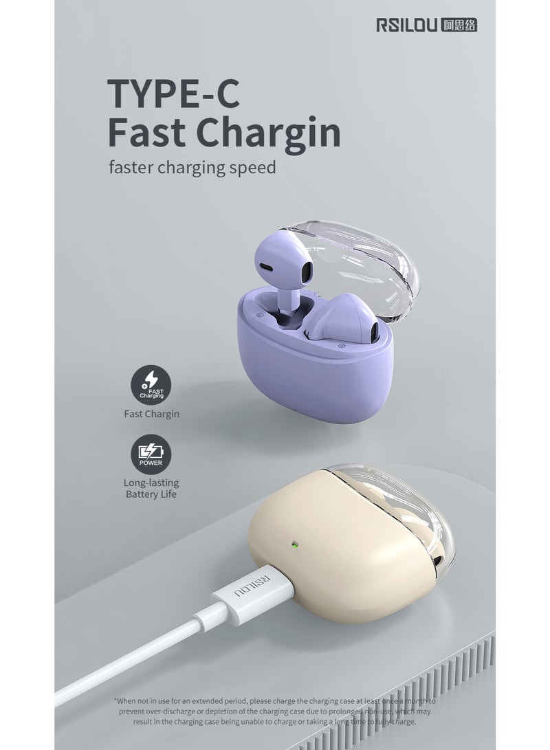 rsilou R3006 TYPE-C Bluetooth Earbuds - Image 5