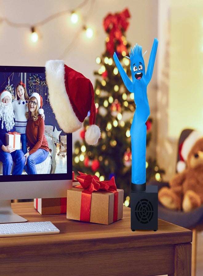 Poen Mini Wacky Waving Inflatable Tube Guy for Kids Gift with Blower Gag Inflatable Tube Man Birthday Desktop Decor Dancing Blow up Man for Office Party Decor(Laugh) - Image 5