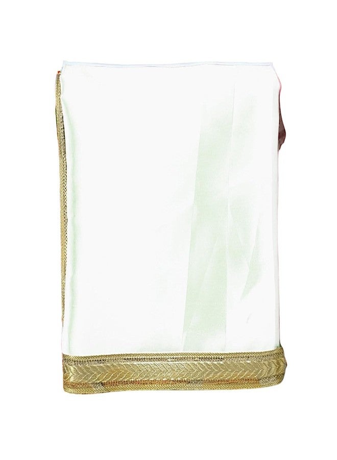 RMCG Traders Pooja Cloth for Mandir, Pooja Altar Cloth, Pooja Satin Cloth, Mandir Decoration Pooja Cloth, White Satin Pooja Cloth - 1 Meter, Pure White Pooja Cloth for Mandir - Image 2