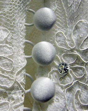 Nakpunar 12 Black Elastic Button Loops  Adjacent  for Bridal Gowns Trails - Image 3