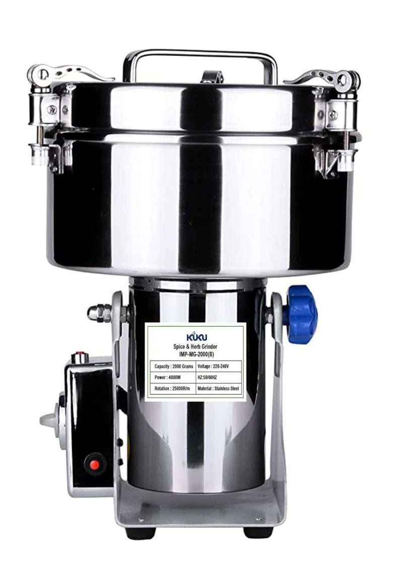 kuku KUKU® 4000 Watts Dry Grinder for Spices, Herbs, and Dry Fruits - High-Power and Versatile Kitchen Appliance  - Image 1