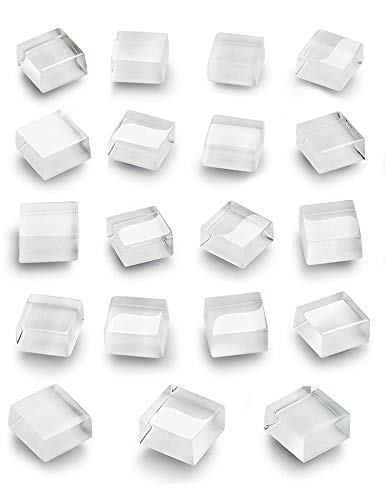 Mymazn Fridge Magnets Refrigerator Magnets for Fridge Cute Glass Magnets Decorative Kitchen Office (White) - Image 4