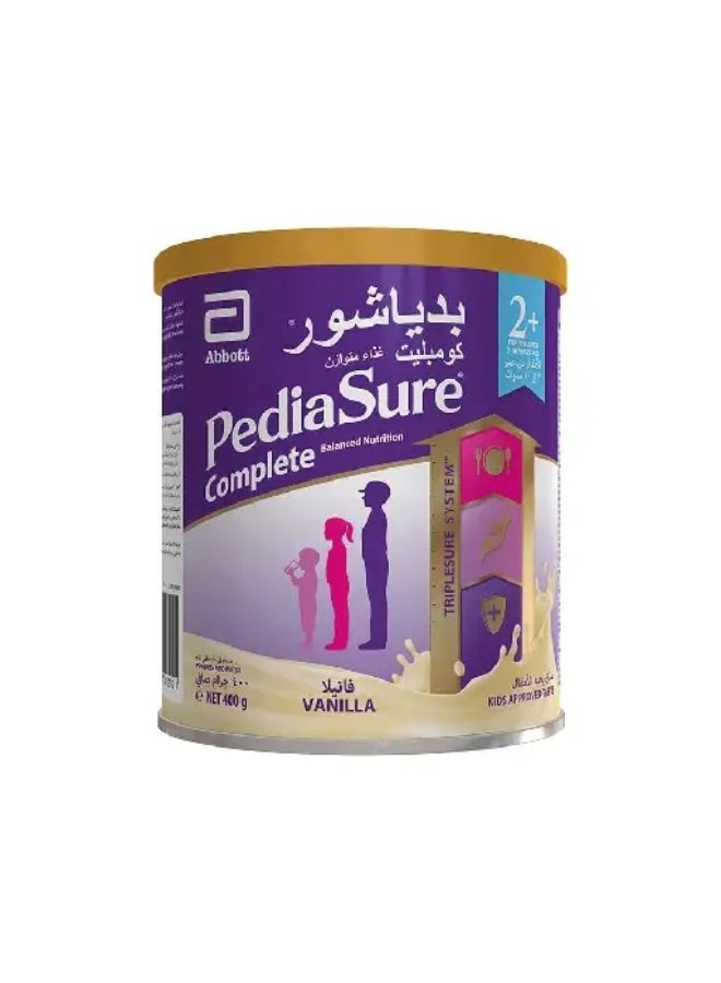 PEDIASURE COMPLETE MILK 400G Vanilla Flavor