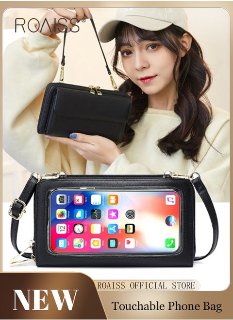 Fashionable Casual Flip Crossbody Bag Women'S Daily Commuting Pu Leather Material Adjustable Strap Shoulder Bag