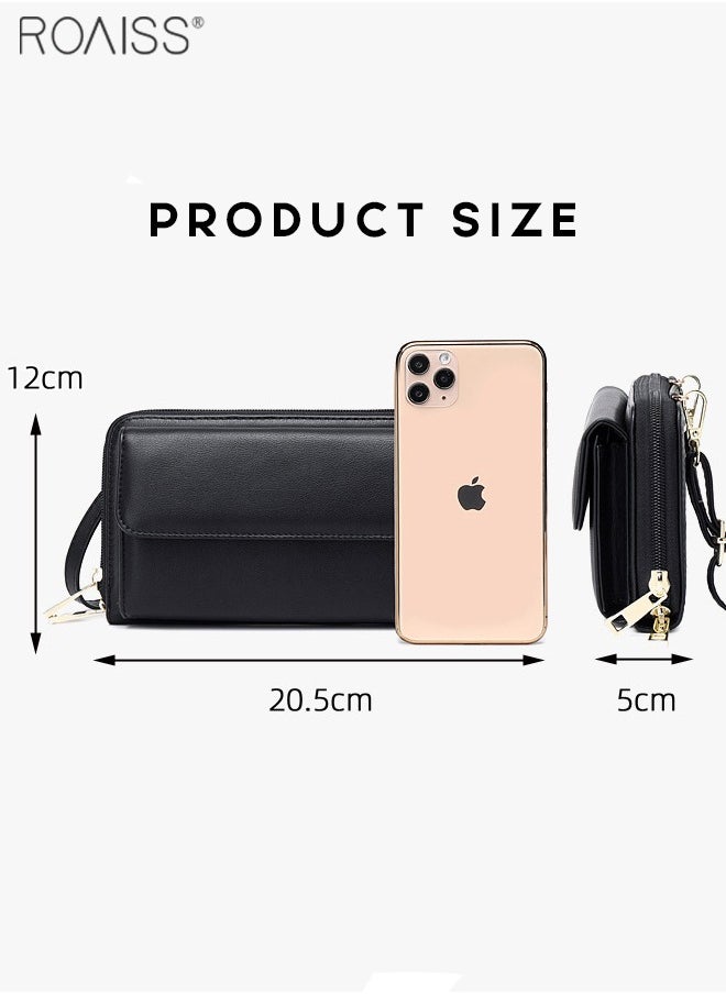 Fashionable Casual Flip Crossbody Bag Women'S Daily Commuting Pu Leather Material Adjustable Strap Shoulder Bag