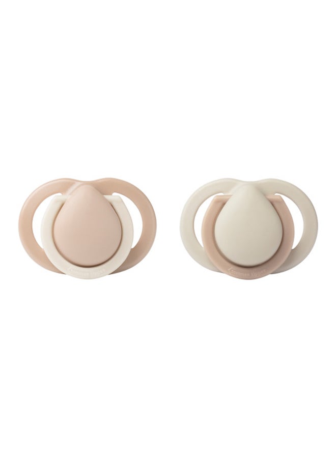 tommee tippee Pack Of 2 CTN Newborn Soother Uni, 0 - 2 Months - Image 3