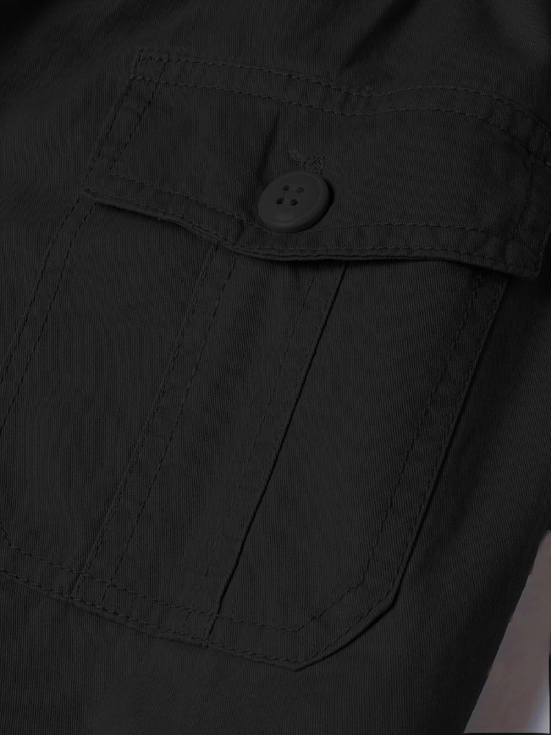 Lymio Men shorts || Men shorts cotton || Men shorts casual (Short-17-Black-S) - Image 5