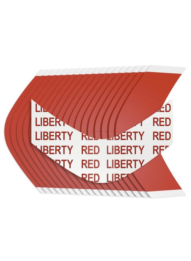 Sunshine Tape Liberty Red Liner Wig Tape | 36 Pieces | Clear Double Sided Adhesive (A Curve) - Image 1