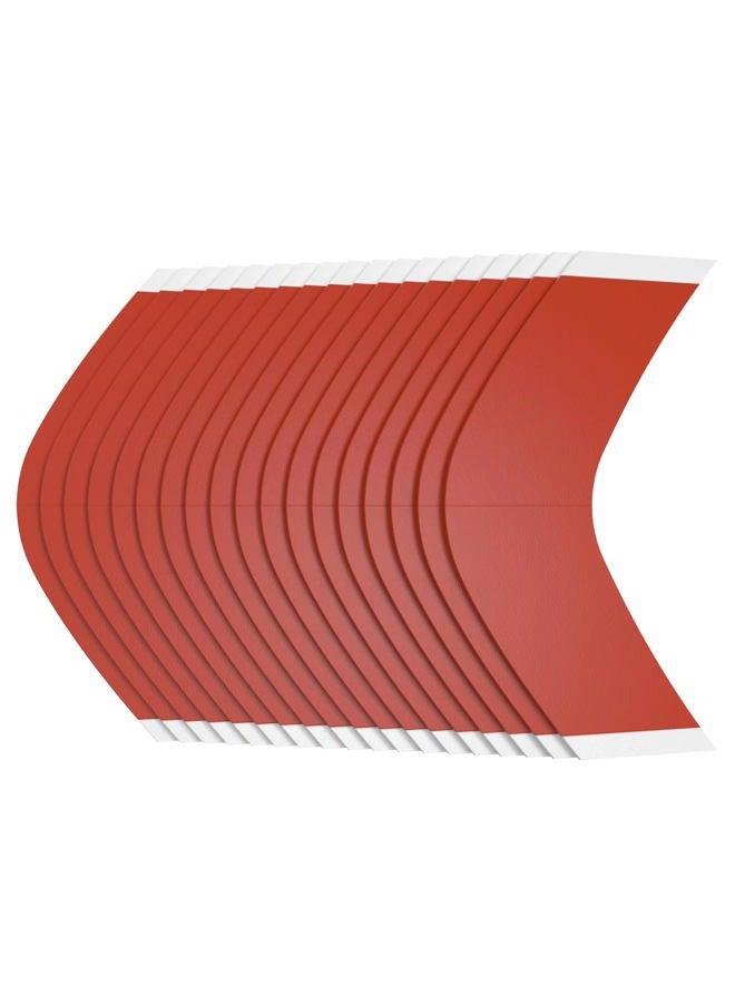 Sunshine Tape Liberty Red Liner Wig Tape | 36 Pieces | Clear Double Sided Adhesive (A Curve) - Image 2