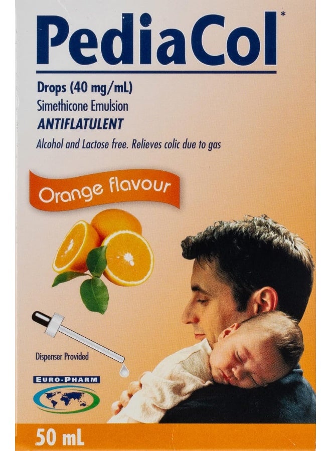 Pediacol Orange Flavor Drops, 50 ml - Image 2