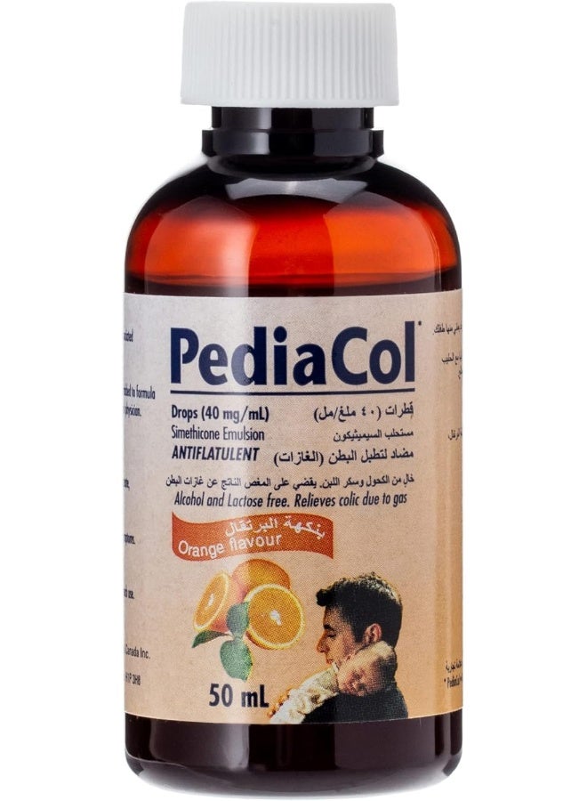 Pediacol Orange Flavor Drops, 50 ml - Image 1