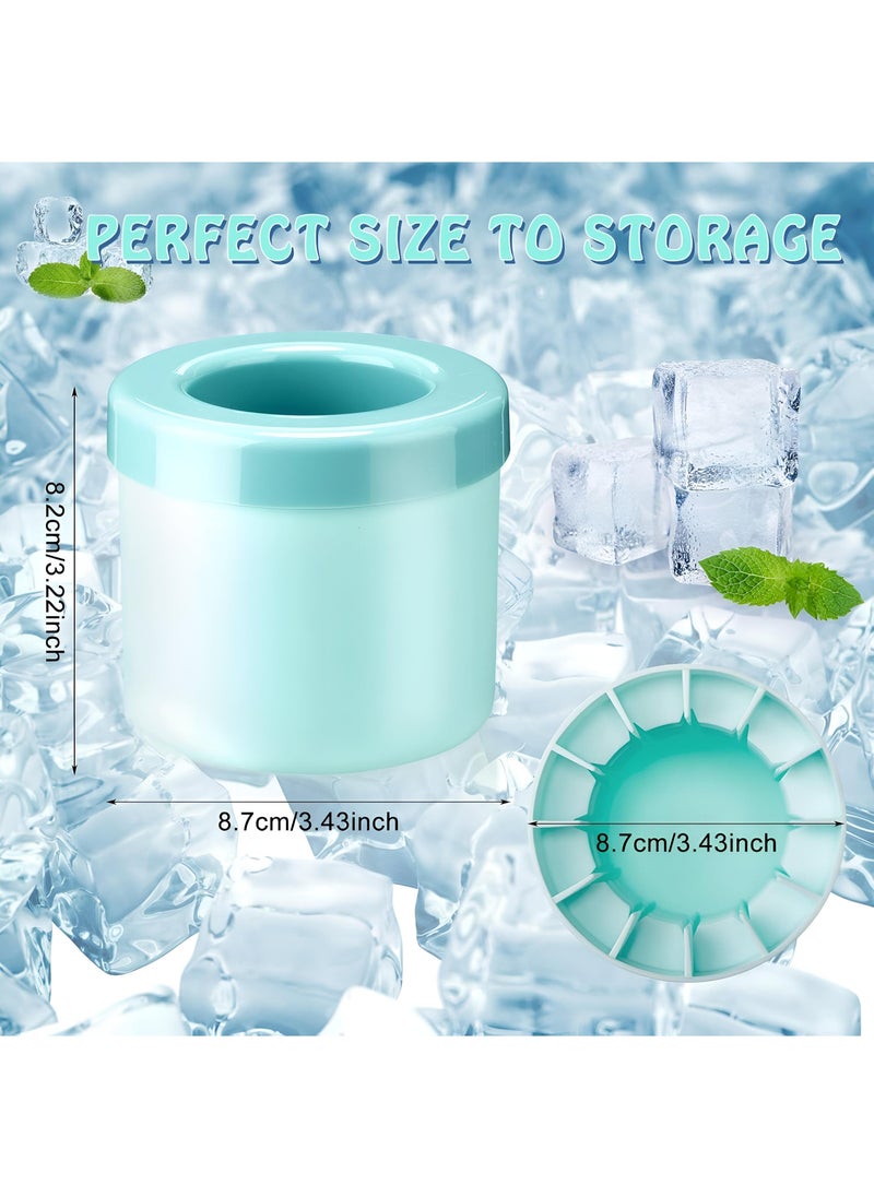 Generic - Silicone Ice Cube Maker Mold, Create Small Reusable Cylindrical Ice Trays, Made Of Food Grade Silicone And Abs, Ice Cube Bucket, Perfect For Drinks - Image 1