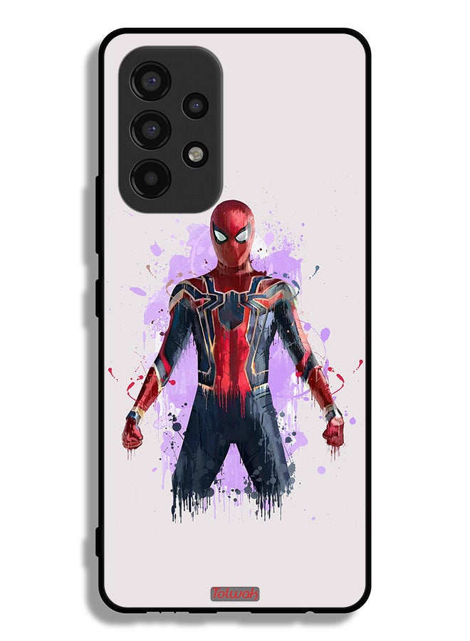 Tolwak Samsung Galaxy A53 5G Protective Case Cover Iron Spider Artwork - Image 1