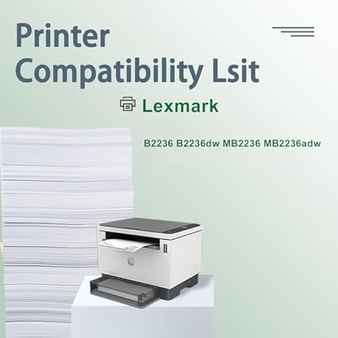 B2236 B220Z00 IMAGING UNIT COMPATIBLE FOR LEXMARK B220Z00 DRUM UNIT HIGH YIELD FOR LEXMARK B2236DW MB2236 MB2236ADW PRINTER(12,500 PAGES,1 PACK) - Image 2