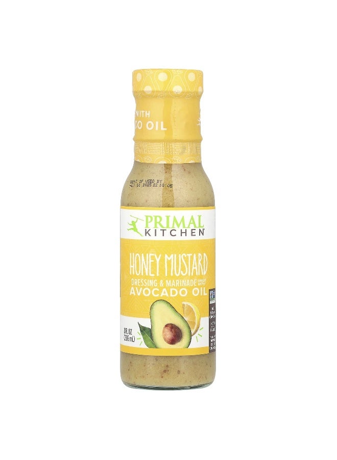 Primal Kitchen, Dressing & Marinade Made with Avocado Oil, Honey Mustard, 8 fl oz (236 ml) - Image 1