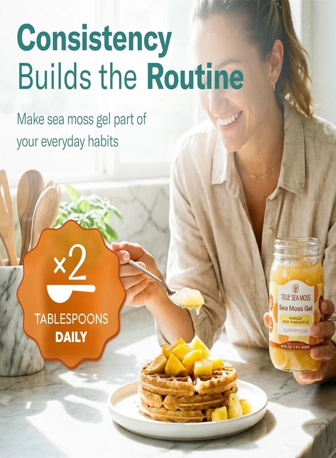 True Sea Moss, Sea Moss Gel Superfood, Mango and Pineapple - Image 5