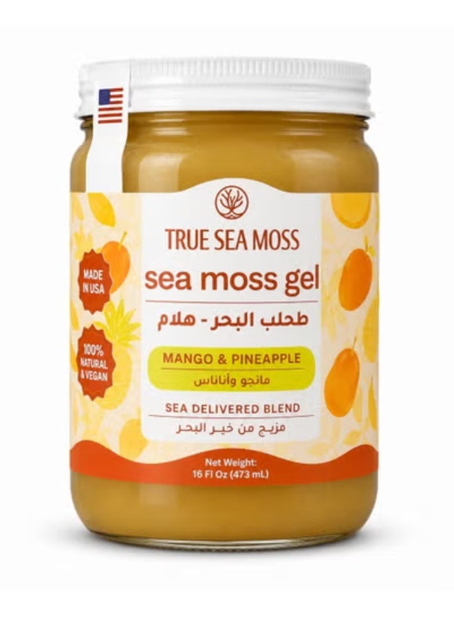 True Sea Moss, Sea Moss Gel Superfood, Mango and Pineapple - Image 1