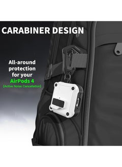 Airpods 4 Case Cover for Women Men with Cleaning Kit, Automatic Security Locking Case for Airpods 4th Generation 2024 Front LED Visible White - pzsku/ZB66F0BFEF188A996F9D7Z/45/_/1729242214/02a8f0f6-20e8-4cdf-8019-13e691daec85