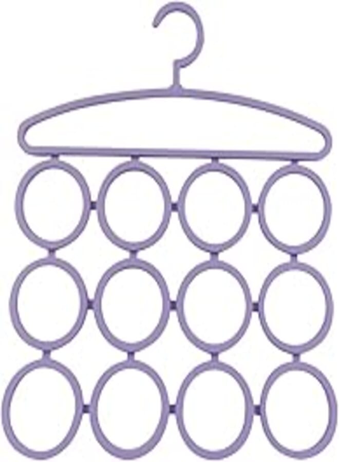 Semco Home Clothes Hangers - Plastic Hangers Space Saving - Durable Plastic Hanger - Multicolor