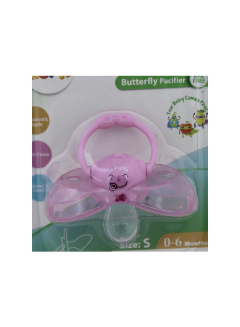 Butterfly Pacifier 0-6m – Pink - Image 2