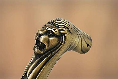 GLOXY ENTERPRISE Aluminum 11.5 Inch Lion Shape Door Handle for Main Door Wooden Door Handle/Pull-Push Door Handle/Main Door Handle for Home and Office Furniture (Antique Finish, Pack of 1) - Image 3