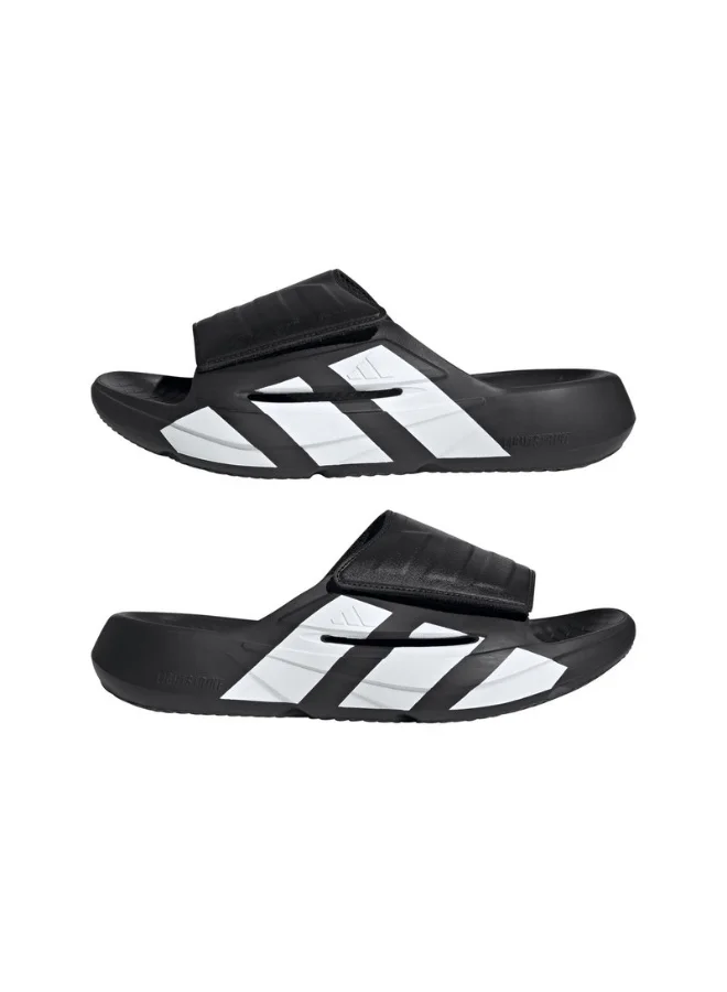 Adidas Adidas Lightblaze Slide U Black Sportswear Sandals/Slippers For Unisex