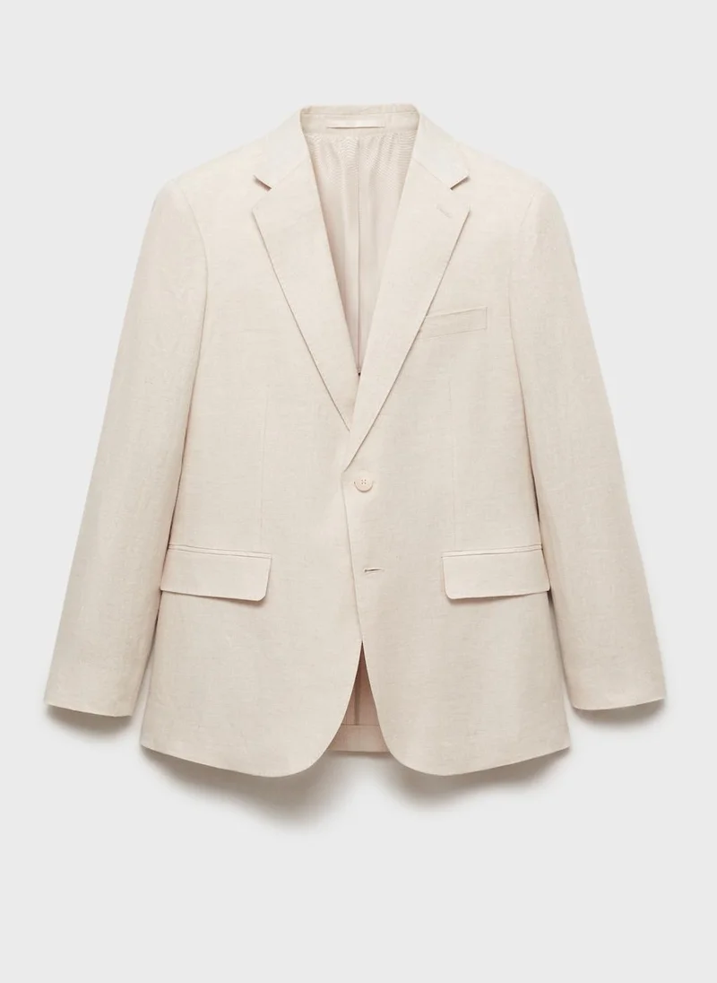 Mango Man Casual Slim Fit Suit Blazer