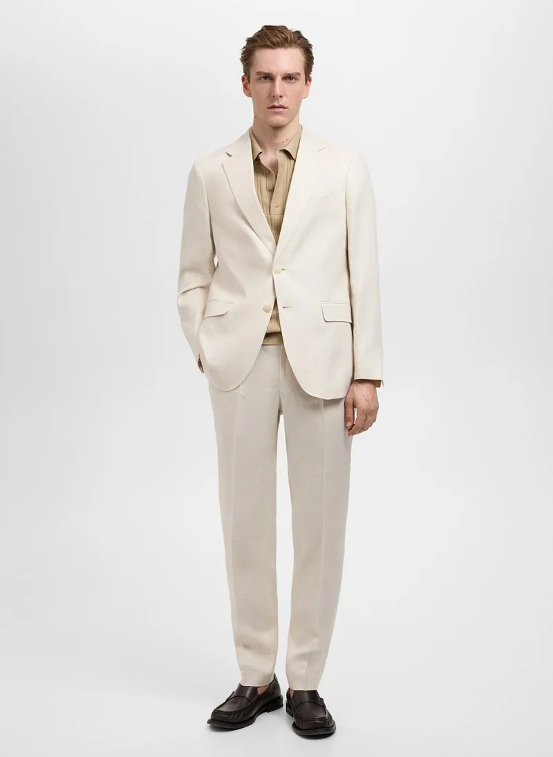 Mango Man Casual Slim Fit Suit Blazer
