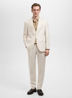 Mango Man Casual Slim Fit Suit Blazer  - Image 5