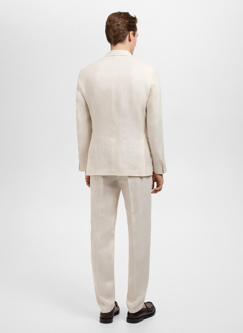 Mango Man Casual Slim Fit Suit Blazer  - Image 2