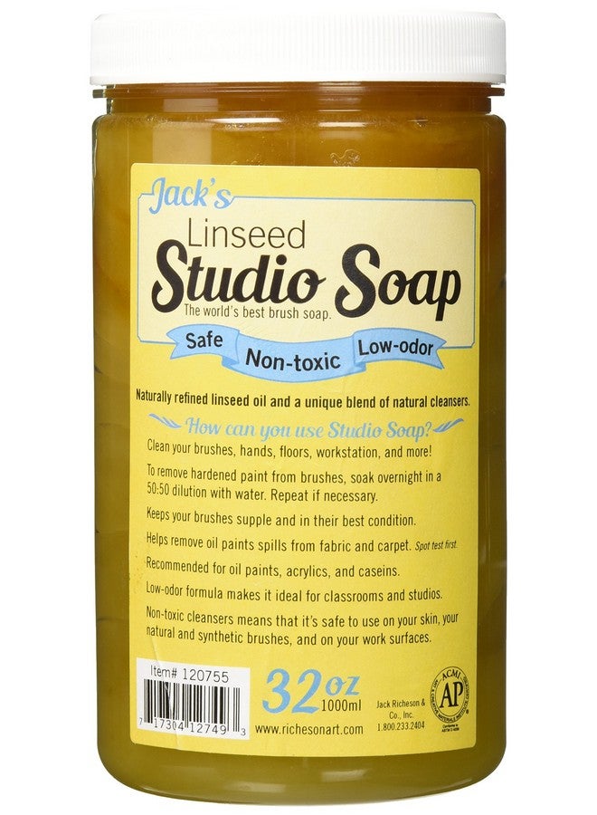 Jack Richeson 120755 1000 Ml Linseed Studio Soap
