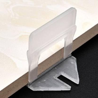 FLAMINGO ENTERPRISE FLAMINGO ENTERPRISE Tile Levelling Spacer Clips 2 MM Clip only 150pcs For Both Floor Walls Tiles Nonmagnetic Line Level 5 cm  - Image 1