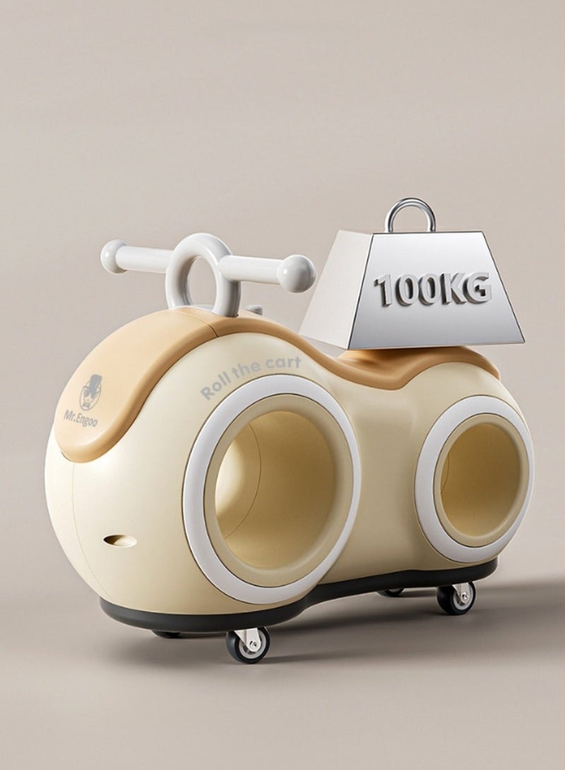 Beautiful Baby Ride on Car, Suitable for Children Aged 1-3, Peanut-shaped Universal Wheel Yo-yo Car without Pedals - Image 5