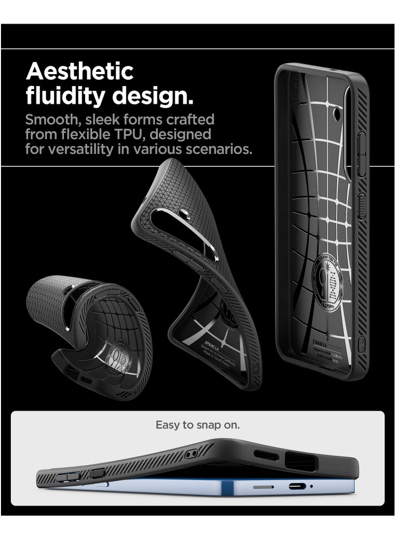 Spigen Liquid Air Samsung Galaxy S25 PLUS Case Cover - Matte Black  - Image 5