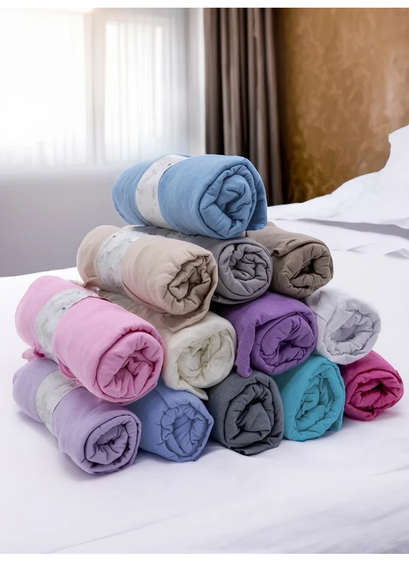 Favora King Size Elastic Combed Cotton Sheet