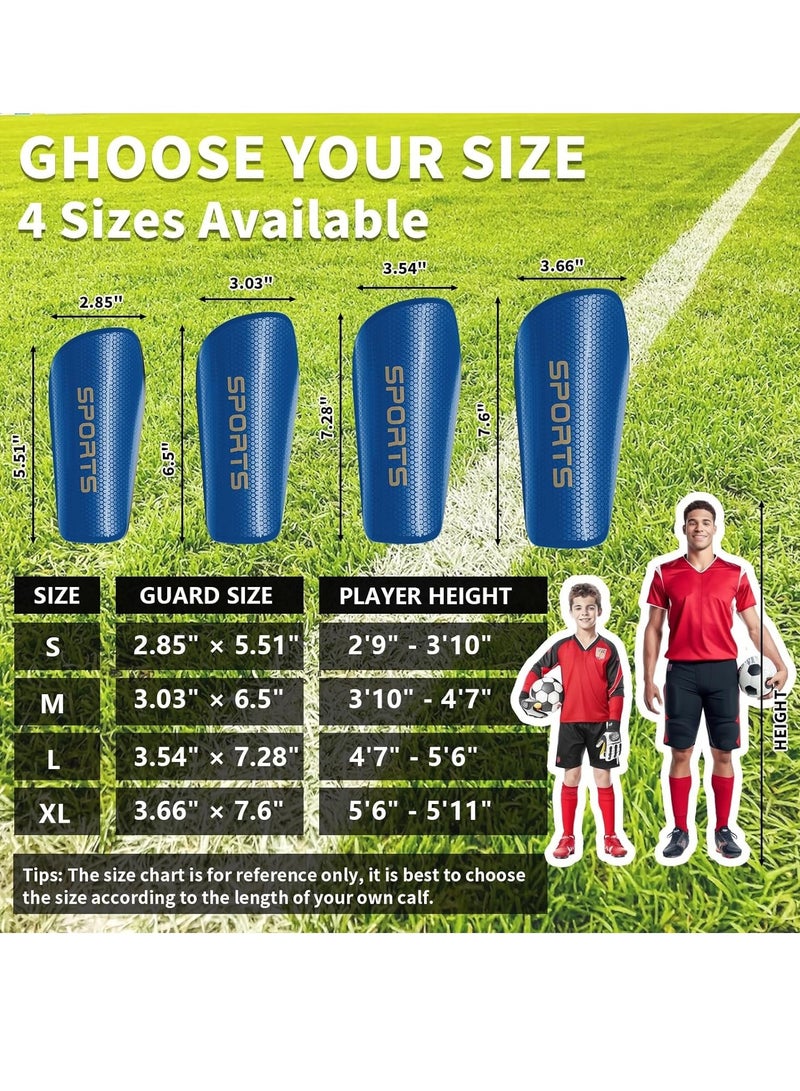 RATSAW Soccer Shin Guards for Kids Youth Adults Protective Soccer Equipment - Image 3