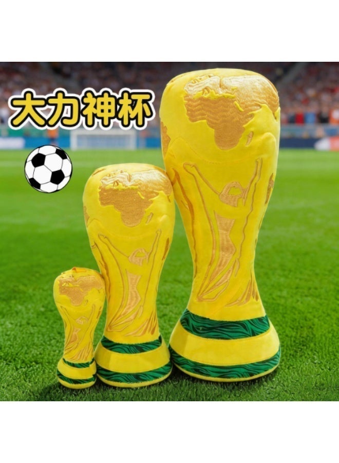 أحلام خضراء لعبة كرة القدم على شكل كأس البطولة 2026، دمية محشوة ناعمة بطول 25 سم، وسادة كرة قدم طرية، هدية تذكارية لعشاق كرة القدم، ديكور منزلي ولعبة محبوبة للأطفال ومحبي الرياضة - Image 5