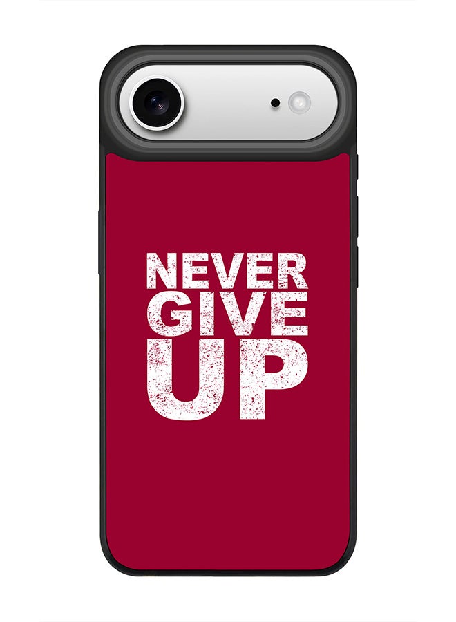 Stylizedd iPhone Air Case, [Compatible with MagSafe] Slim Magnetic cover Phone Case iPhone Air -Never ever give up - Image 1