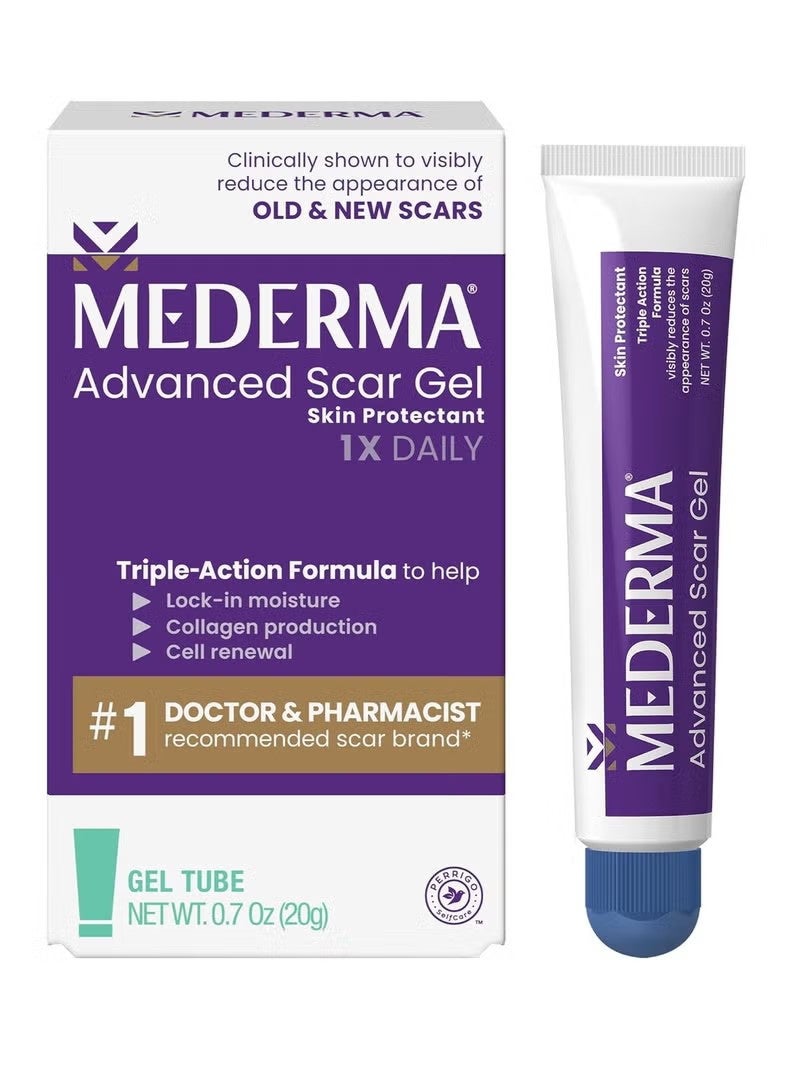 Mederma Advanced Scar Gel Skin Protectant (0.7 Oz) 20grams - Image 1