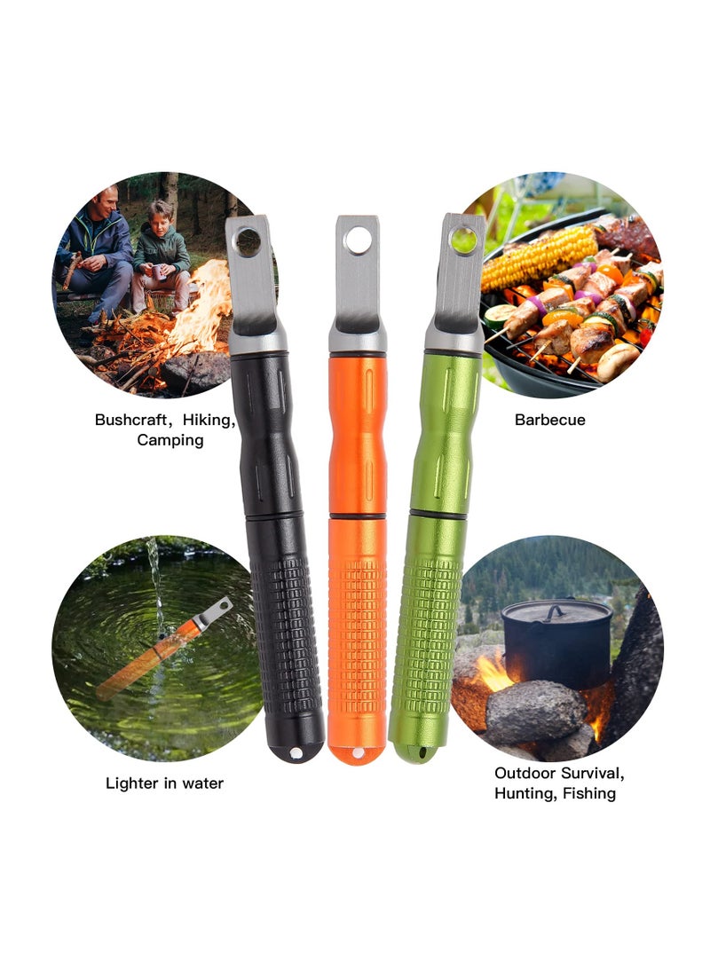 Generic 3-Pack Compact Fire Starter Sticks with Scraper & Striker - Essential Magnesium Rods for EDC, Camping, Hiking, and Emergency Survival Kits - Image 5